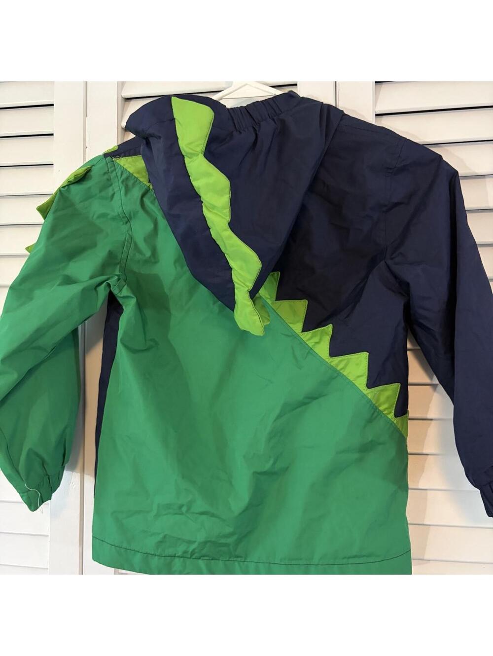 London Fog Kid's Dragon Green & Navy Jacket - Picture 3 of 4